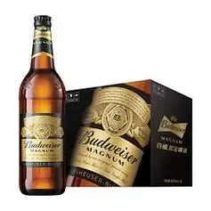 【省80元】瓶装啤酒_budweiser 百威 黑金啤酒 高度烈性啤酒 高端小麦
