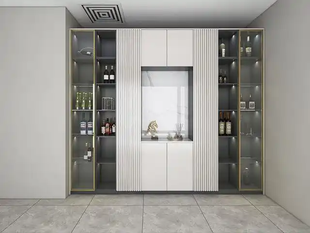 现代轻奢定制酒柜,城市精英的最爱!