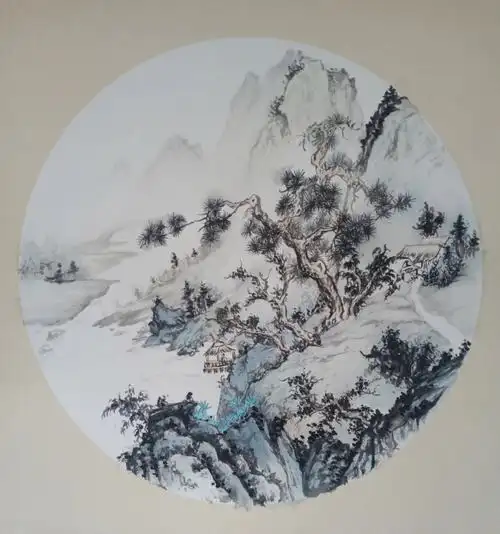国画山水小品  #北宗山水