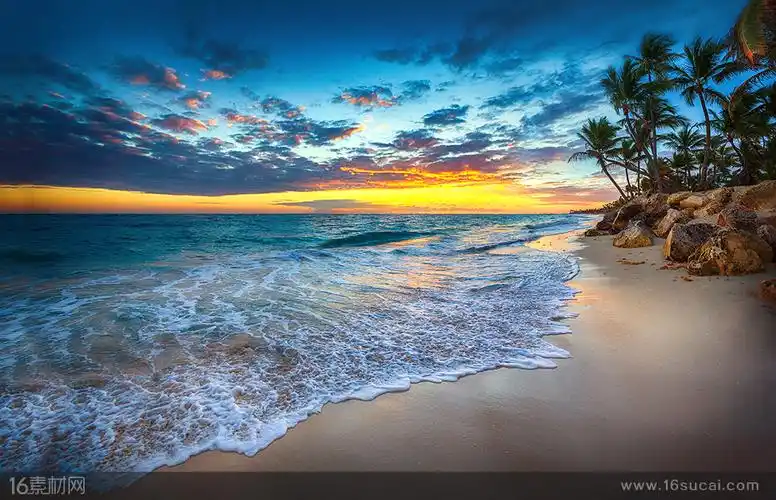 唯美海景高清图片 - 素材中国16素材网