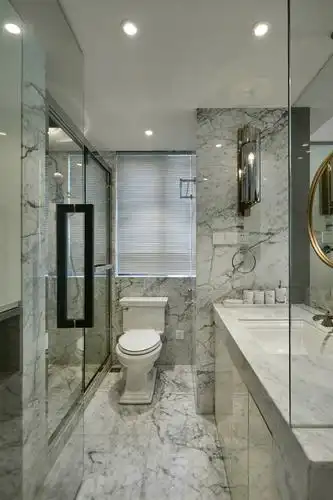 现代中式三居卫生间装修效果图