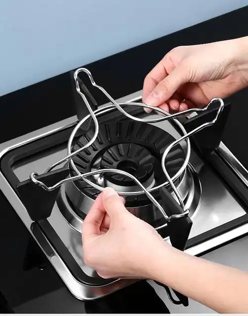 燃气灶支架加厚加粗304不锈钢煤气灶架子灶台炉灶架多功能蒸架奶锅