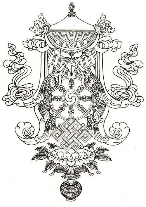 42—西藏符号图案解读-八瑞相 - 知乎