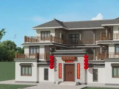 三层三合院,却能住下五家人!看看我是怎么做到的!#农村别墅图纸