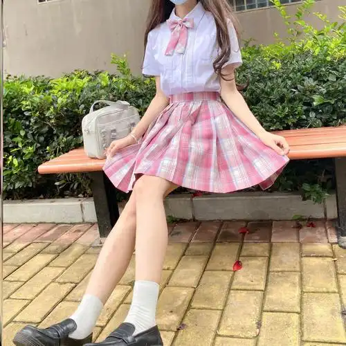 制服电竞正统jk创格原创jk粉格学院诱惑学生校服