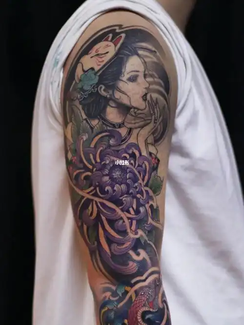 艺妓般若传统纹身