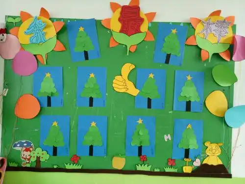 丰齐幼儿园小班会说话的主题墙