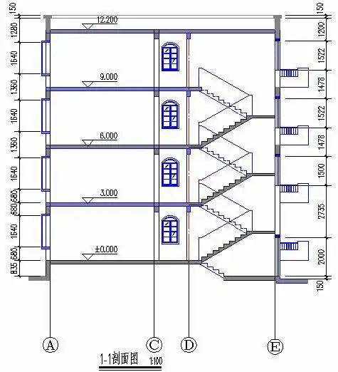 天正绘制建筑剖面图 - diana    johnson - 吾之blog
