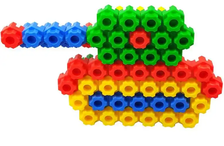 拼接类智多星积木 开发宝宝逻辑思维能力健康型六角积木