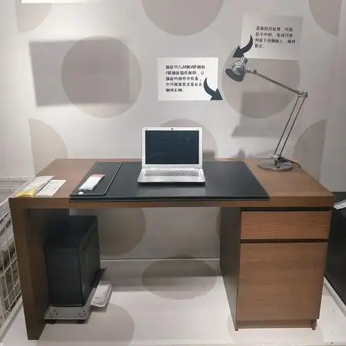 宜家马尔姆白色书桌电脑桌办公老板桌经济实用简约学习桌国内代购