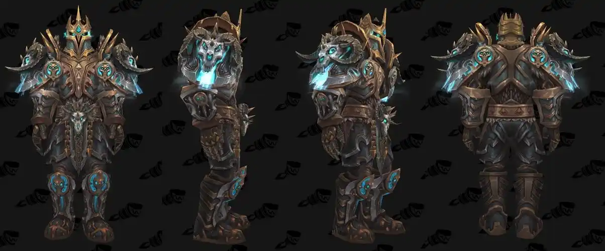 [图]感觉dk的t7才是dk最精致的套装,兽人男穿上简直完美,顺便求个武器