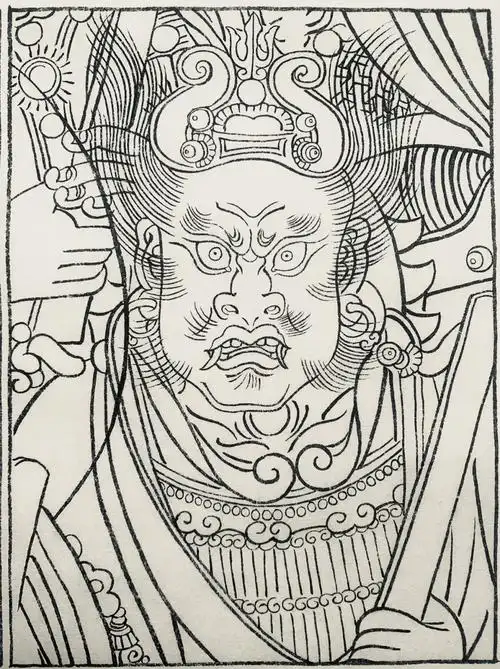 永乐宫壁画白描练习雷部神