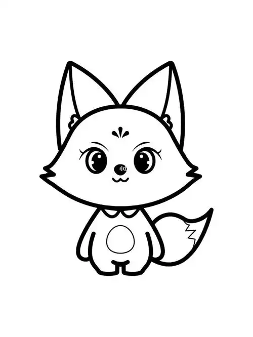 右滑79帮小狐狸上色