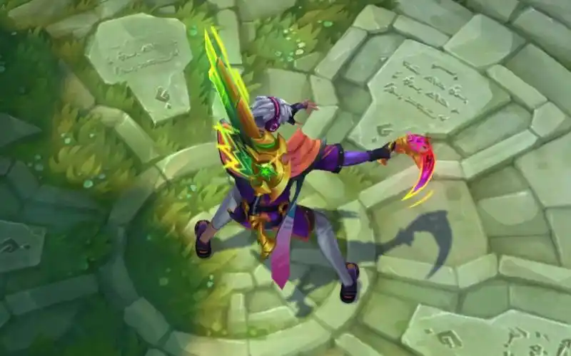 【lol】厄斐琉斯心之钢单一炫彩皮肤演示