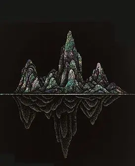 精品漆画螺钿山水-武汉市国漆有限公司