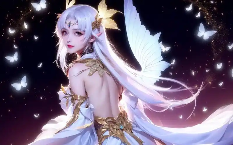 ai绘图画图-貂蝉-金色仲夏夜之梦