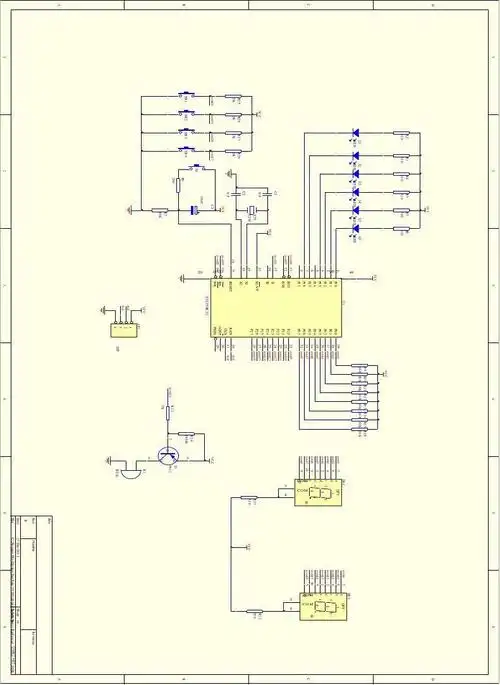 交通信号灯原理图