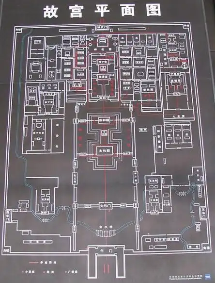 故宫平面图简笔画简单 简笔画图片大全-蒲城教育文学网