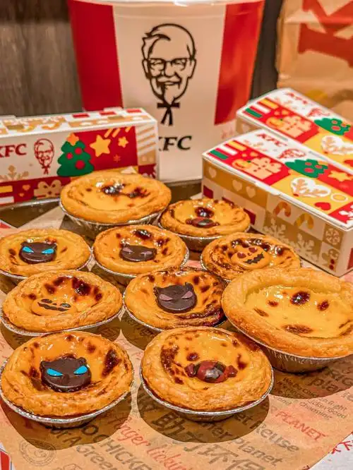 肯德基万圣节蛋挞都可以这样可爱了吗