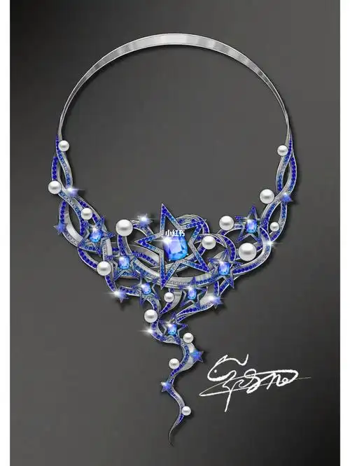 星汉灿烂原创珠宝设计图