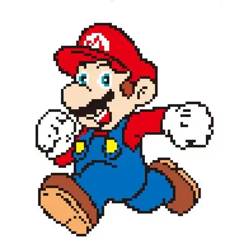 超级玛丽像素图