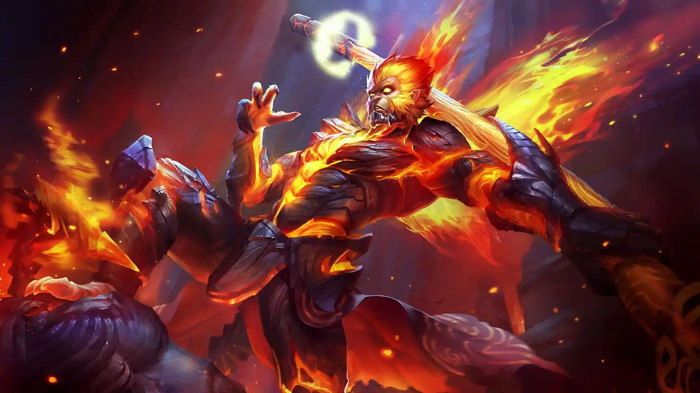 王者荣耀英雄孙悟空皮肤图片高清桌面壁纸