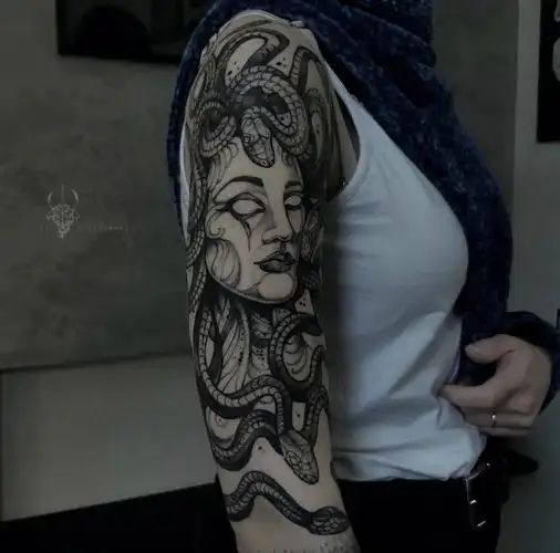 菁英刺青  #金华  #oldschool纹身  #暗黑纹身  #newschool  #黑灰