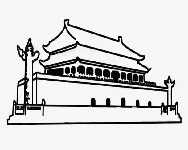 大门简笔画大门简笔画图片大全