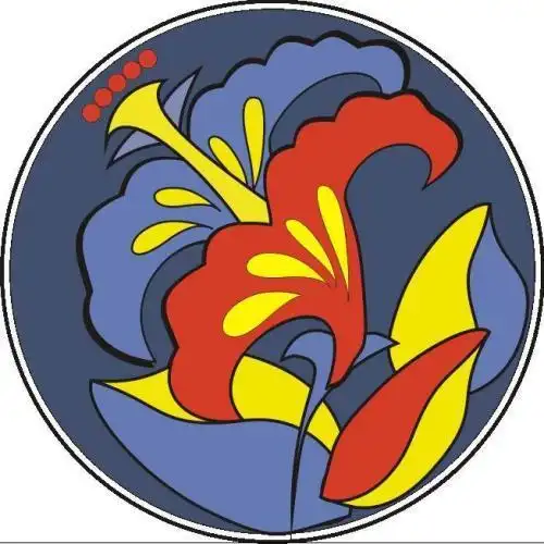 花儿简单纹样简笔画