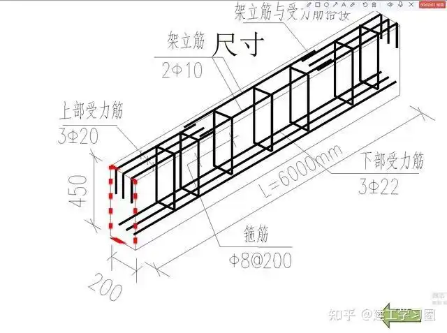 干工地的看不懂图纸185页梁钢筋3d图解哪怕零基础也能轻松学会