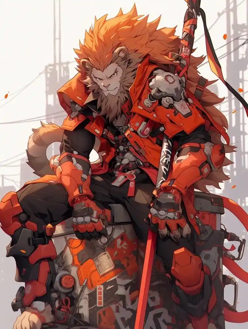 机甲大圣,想画很久了,今天他来了.#midjourney # - 抖音