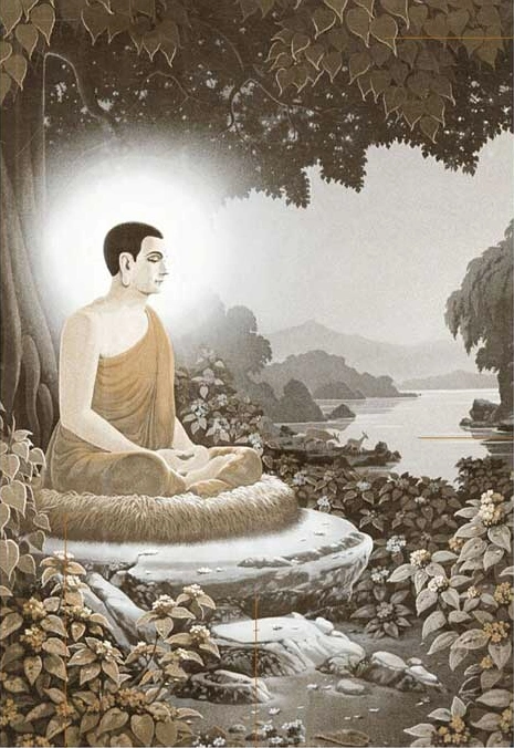 佛陀在菩提树下成佛