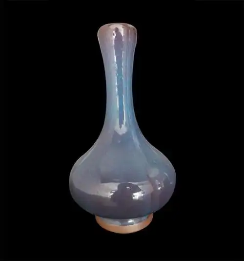 卢钧窑鹅颈瓶价格_钧瓷收藏品礼品工艺品商务礼品卢钧窑鹅颈瓶厂家】