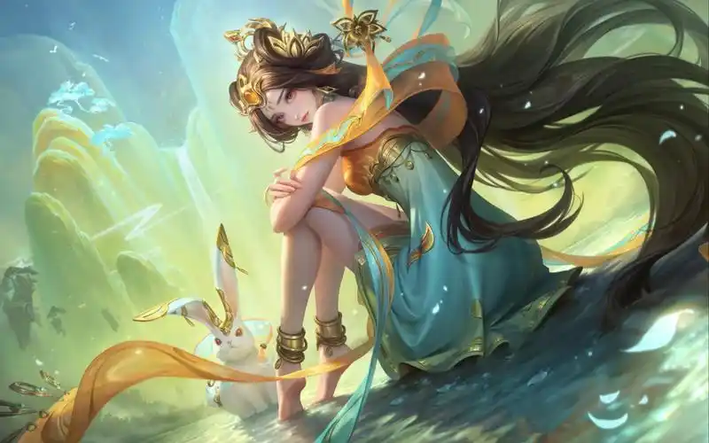 王者荣耀 嫦娥 漠中幻影超清无水印4k壁纸3840x2400