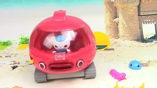 桐话时光玩具 海底小纵队马蹄蟹艇救援套装玩具