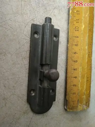 民国五金件老铜门扦销插销