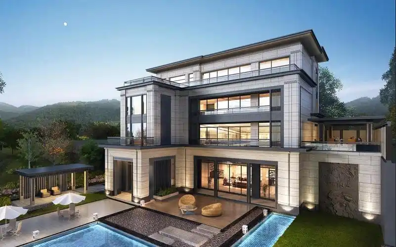 [重庆]悦来融创碧桂园望江府别墅中式山地重庆源道