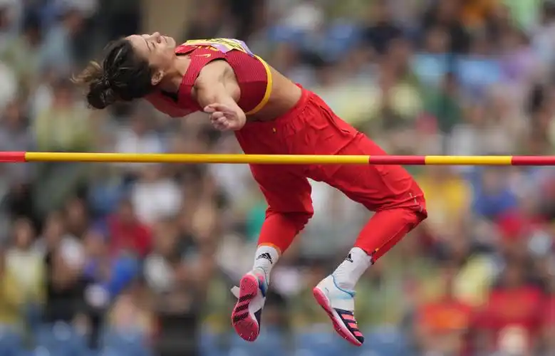 田径女子七项全能跳高赛况3