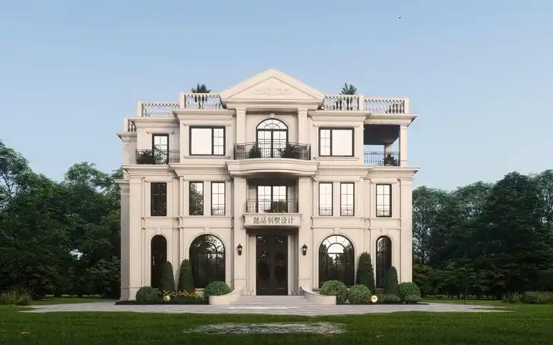 欧式独栋别墅简单优雅,屋顶花园好美啊!