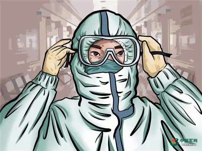 陆军战士手绘一组漫画 向在抗击疫情中涌现出的 每一位"疫"线勇士