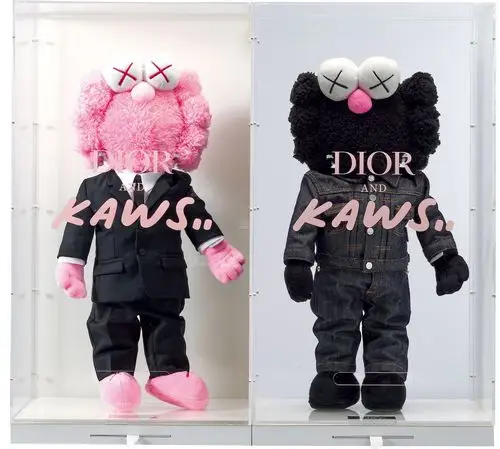 kaws × 迪奥 最好的朋友迪奥毛绒公仔(黑色;及粉色)