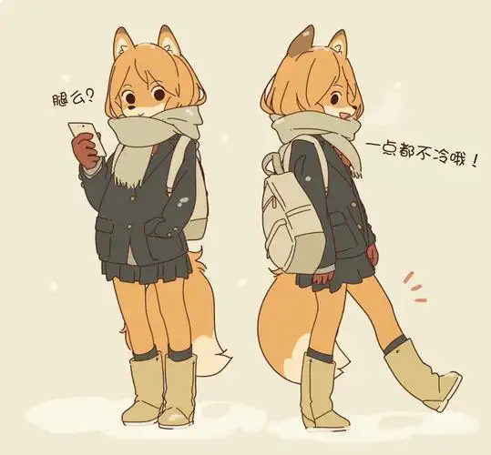 萌萌哒动物拟人79日本画师笔下的软萌兽娘治愈你