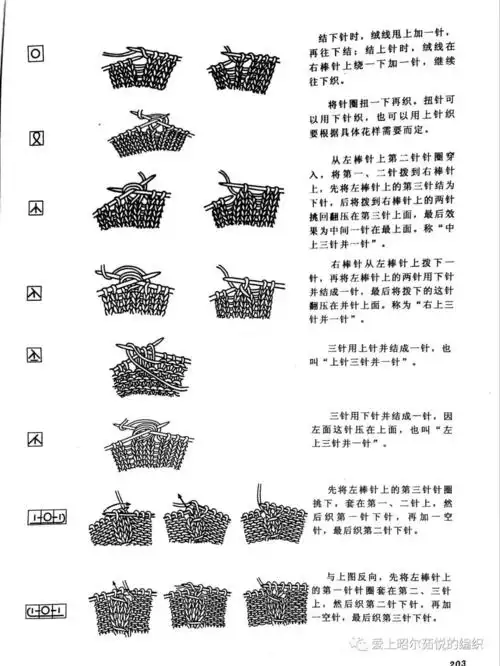 基本棒针编织符号,一试就会哦.