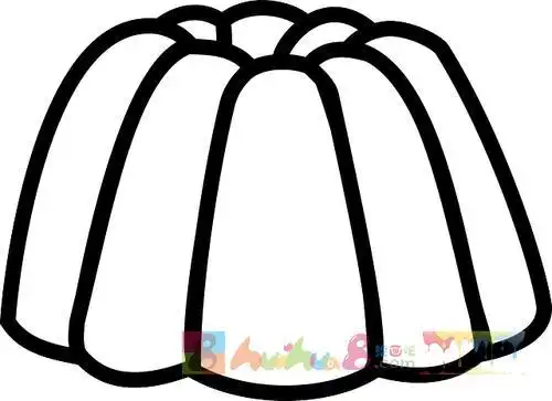 果冻彩色简笔画