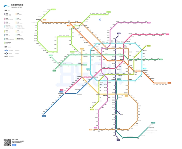 成都地铁线路图
