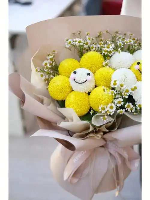 91  乒乓菊花语:"团团圆圆,幸福美满"象征圆满