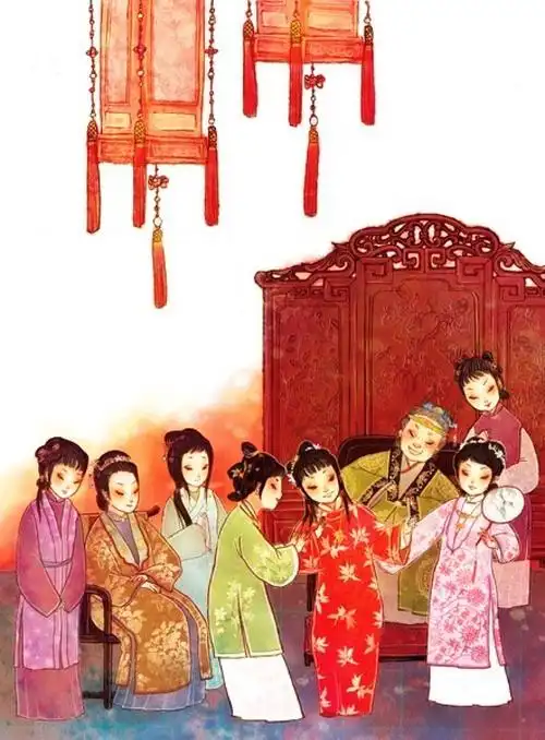 红楼梦手绘 转载 版权归原作者 侵删