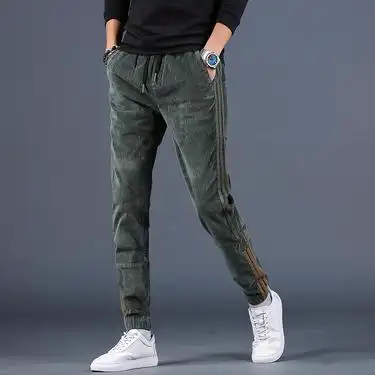 男士宽松裤子休闲裤男春秋款韩版潮流束脚工装裤男裤2021新款冬季