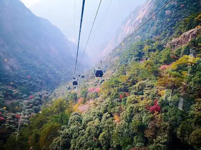 黄山十月秋光灿