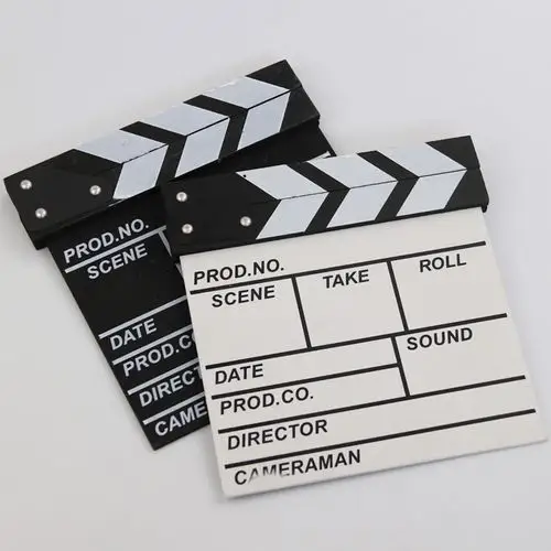 导演黑白道具影楼辅助工具打板场记拍板